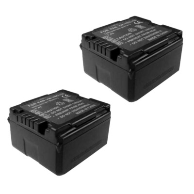 2x AKKU für Panasonic HDC-HS900 HDC-HS100 HDC-TM200 SDR-H250 NV-GS85 HC-X800