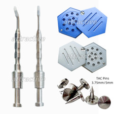 Dental TAC Pins Gun Tacks Membrane Auto Guide Straight/Curved Tacker
