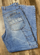 Vintage mens Made In USA Guess Carpenter Jeans 36 X 33