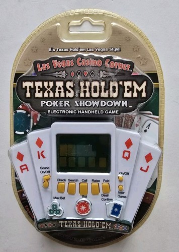 Texas Hold Em Poker Showdown Las Vegas Casino Electronic Handheld Game NIP NOS - Picture 4 of 6