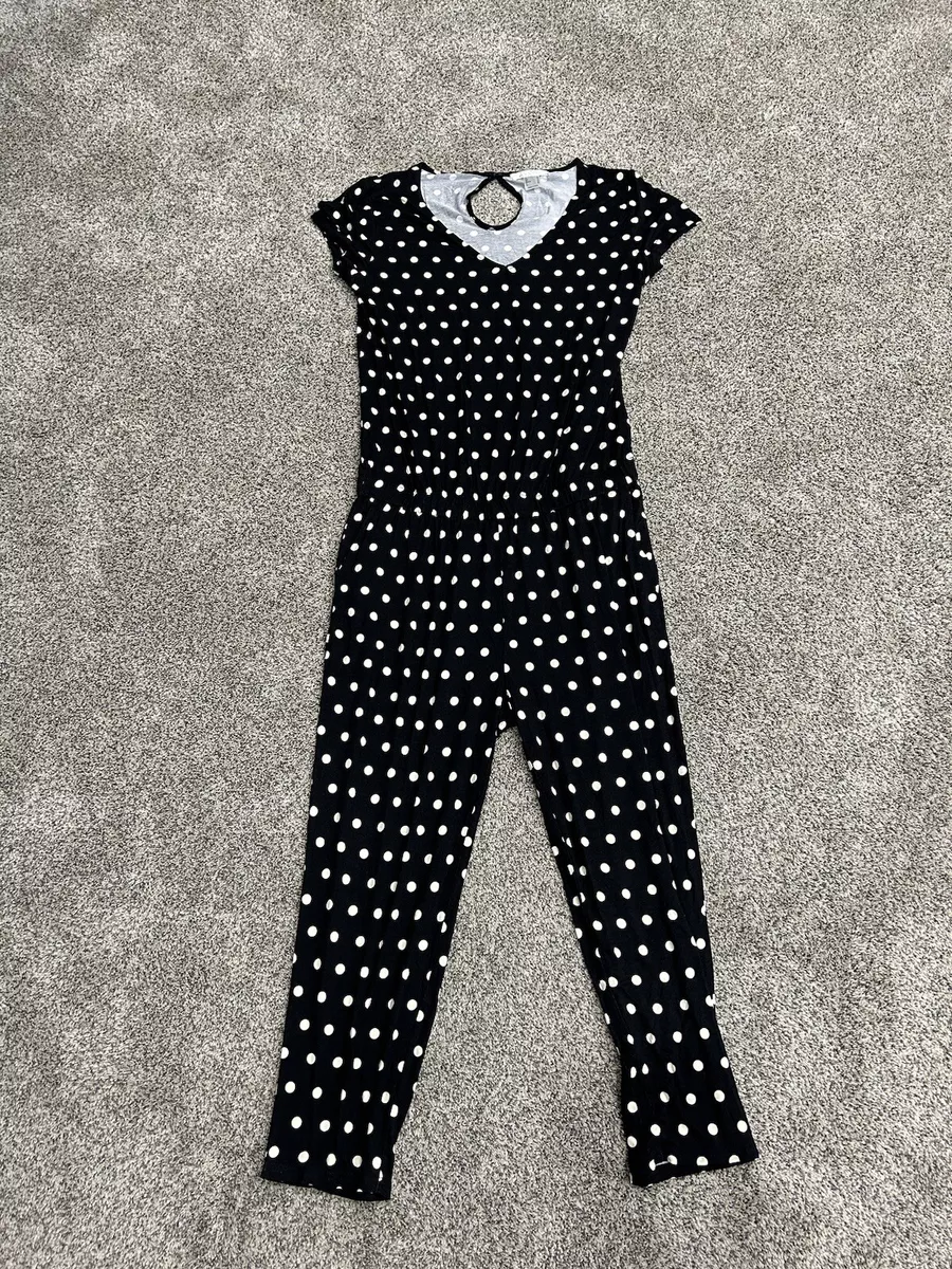 Venus black and white jumpsuit top