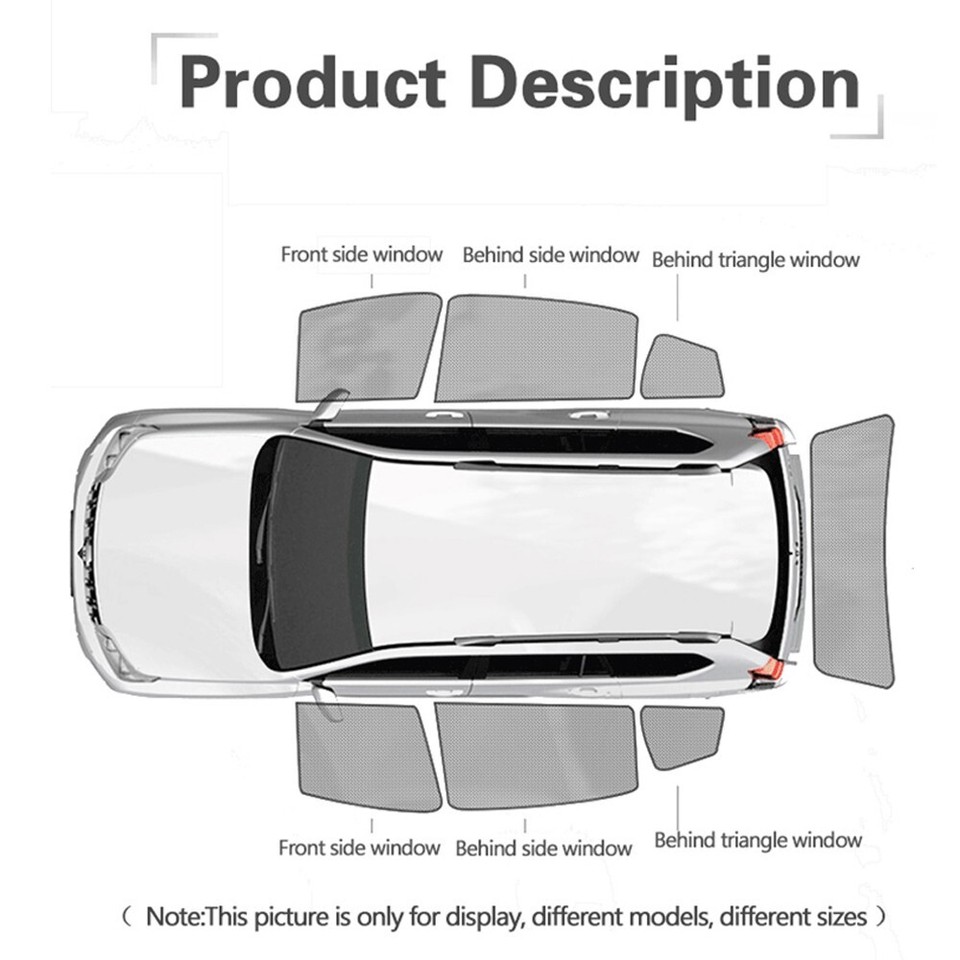 Side Window Sun Shade Visor Reversible Shield Curtain For Lexus GX460 eBay