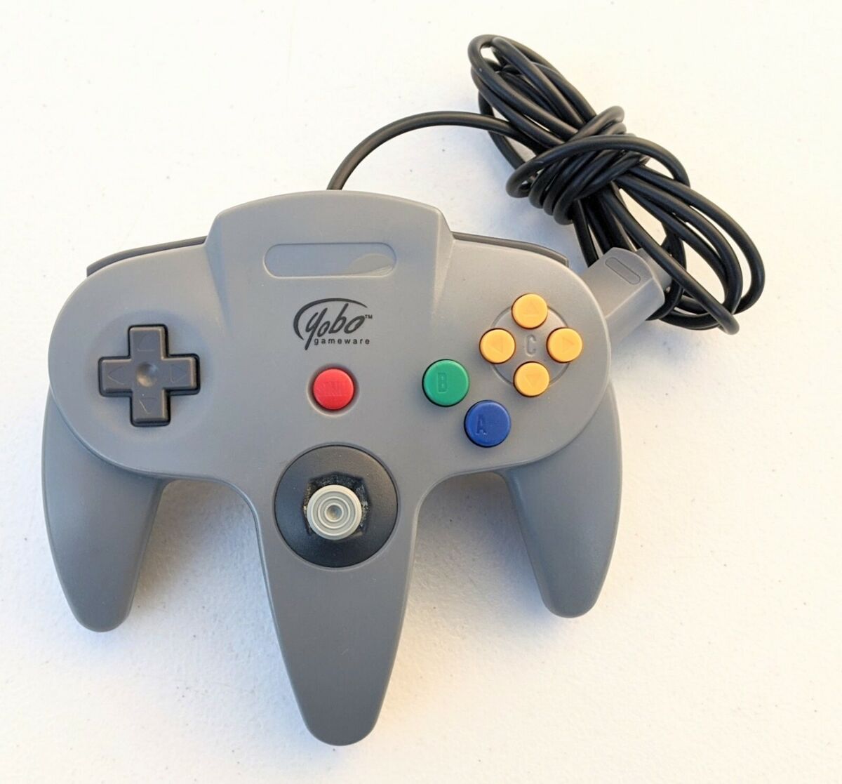 Yobo Gameware Gray Nintendo 64 N N64 Controller Game Pad Yobo Gameware Gray Nintendo 64 N N64 Controller Game Pad