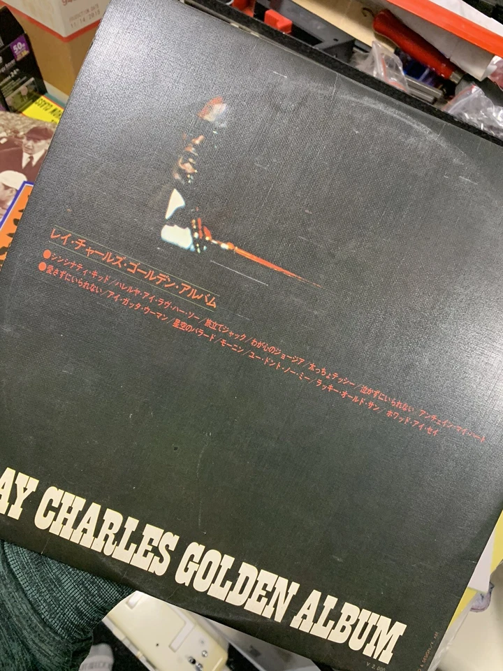 RAY CHARLES GOLDEN ALBUM Japan vinyl Record ABC Paramount Rare Very Nice 2 Disk Foto 4 de 4