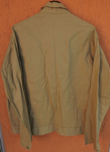 Vintage Beige EU Work Jacket AcVolz Stuttgart Chore Cotton (L/XL) - Picture 8 of 9