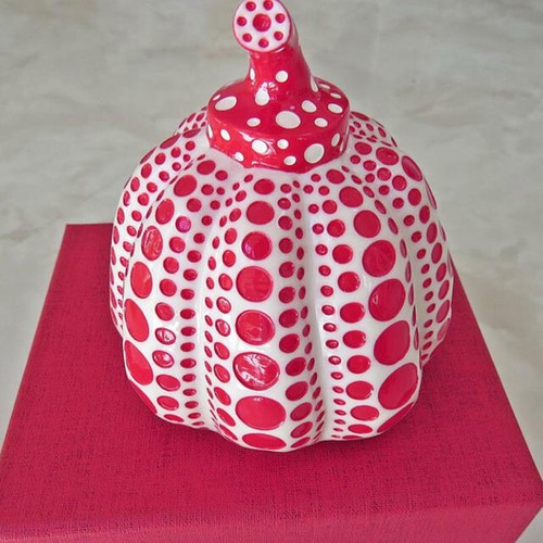Yayoi Kusama object pumpkin red Japan Artist Sculpture eBay