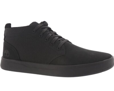 Timberland Men\'s Groveton LTT Chukka Leather & Fabric Sneaker Size 8.5 Black Timberland Men main image 4