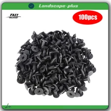 100X Clips for 8mm Hole Plastic Rivets Retainer Fender Bumper Push Pin Fastener