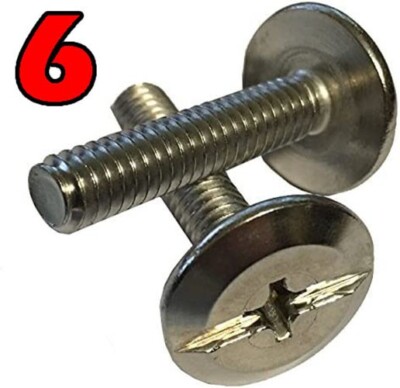 Lot of 50 Stainless 8-18 Hurricane Shutter Sidewalk Bolts 1/4 - 20 x 1 1/2 inch