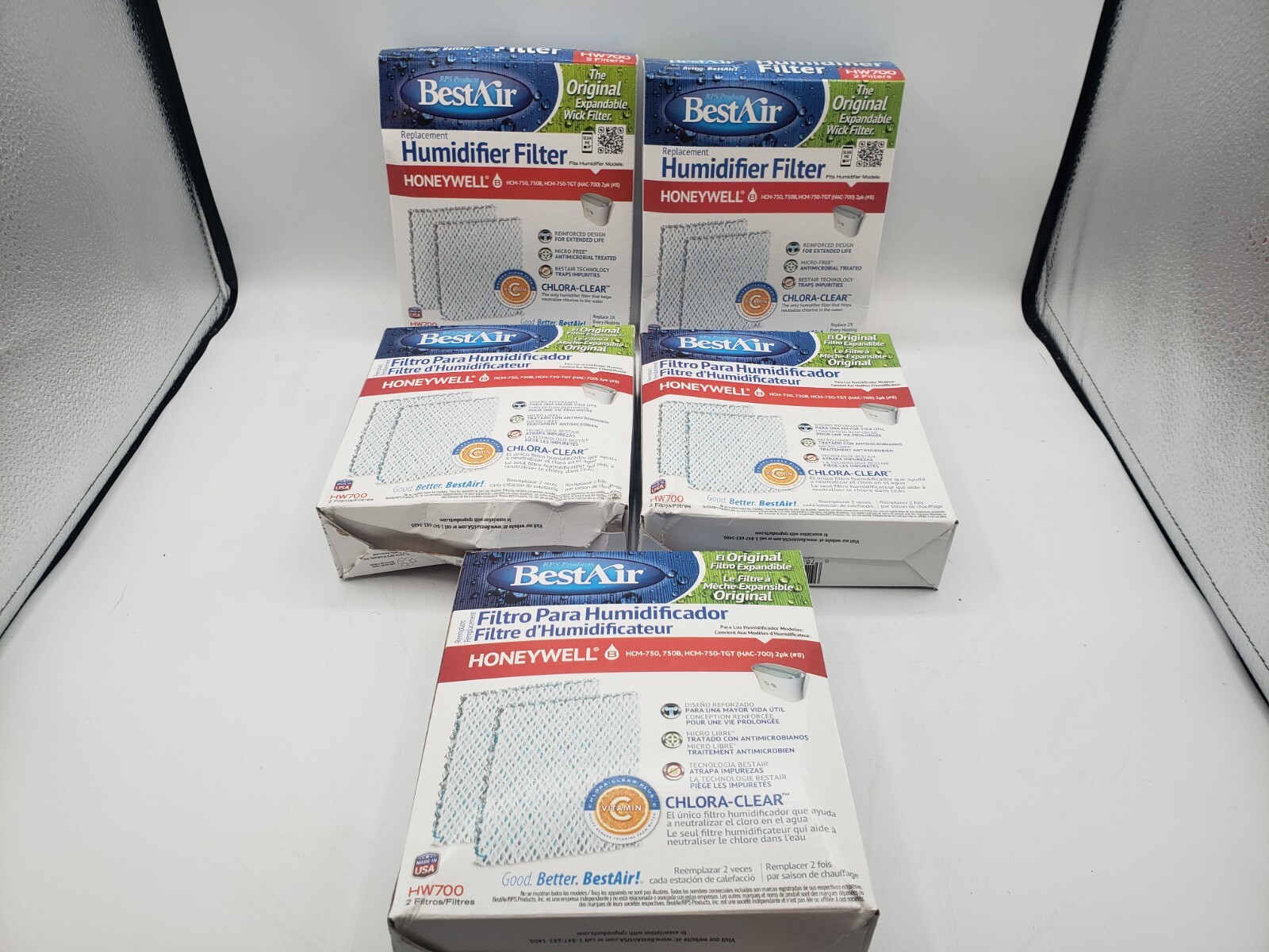 BestAir HW700 Humidifier Replacement Filter Honeywell 5 Packs, 2 Filters Each