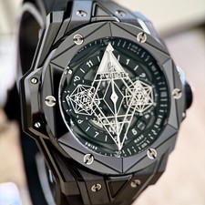 Hublot Big Bang Unico Sang Bleu II Black Magic - Full Set - Warranty till 2026 5