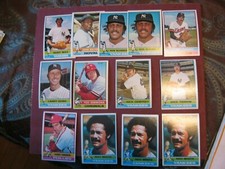 1976 Topps Baseball Cards (229)  & Traded Cards (171) Total 400 Partial Sets