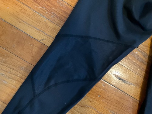Road Runner Womens Velocity Running Leggings Black Petite M RN 85027 Back Pocket - Picture 6 of 6