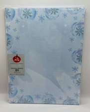 Christmas/Winter Blue Snowflake stationery Gartner Studios 80 count