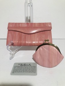 lee sands eel skin coin purse