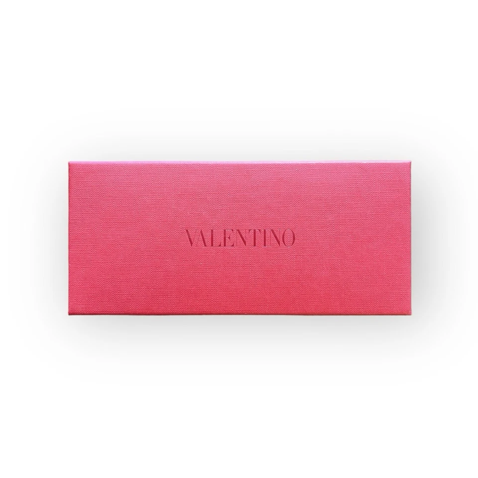 NUEVO VALENTINO Gafas Gafas Gafas Estuche y Caja ORIGINAL Luxottica Italia Rojo Negro Foto 2 de 4