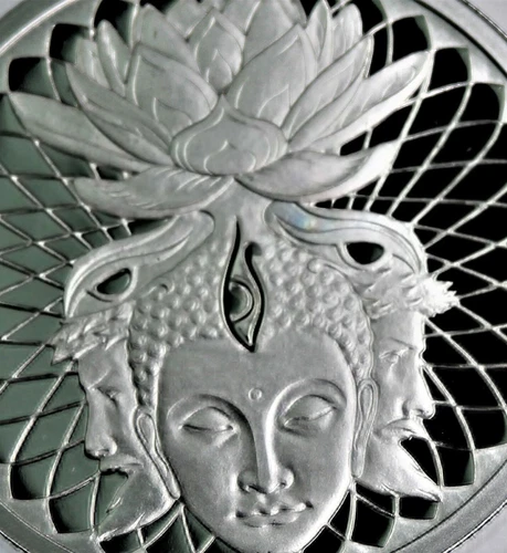 1 oz silver proof Mastermind .999  Silver Shield Conscientia #41 Buddha