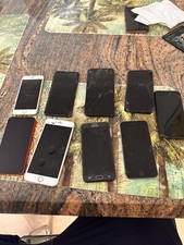 9 Phones - 5 iPhones ,- 4 iPhones Work