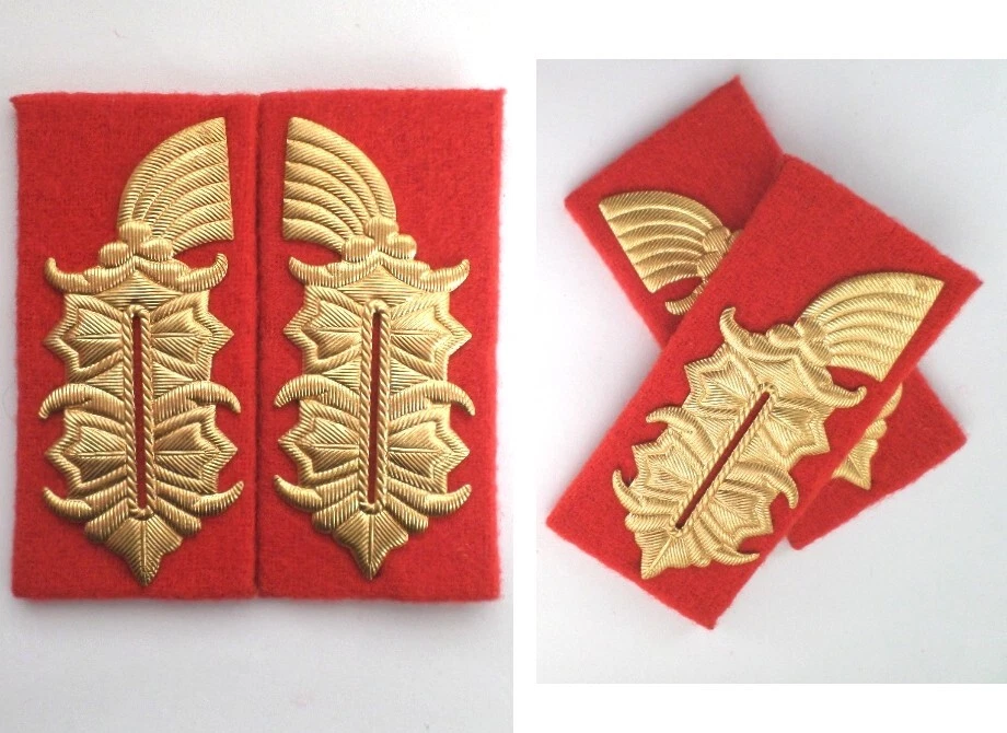 Deutscher General DDR NVA Kragenspiegel für Uniform East German army collar tabs - Bild 2 von 3