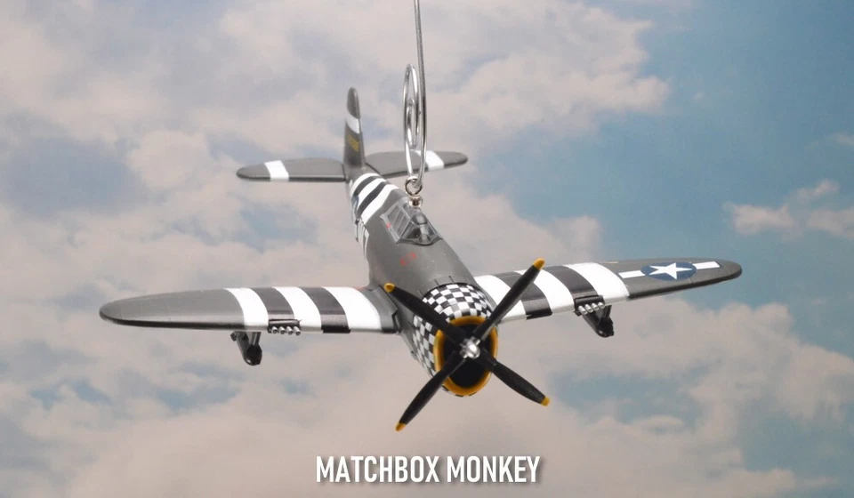 P-47D SNAFU Thunderbolt WWII Fighter Plane Custom Christmas Tree Ornament - Image 4 of 4