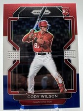 Cody Wilson  2022 Panini Prizm Red White Blue  Washington Nationals #94