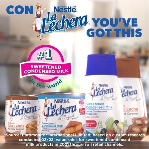 Latte condensato zuccherato cottura 4 confezioni condimenti cremosi per dessert formaggio lattine 14 oz - Foto 7 di 11