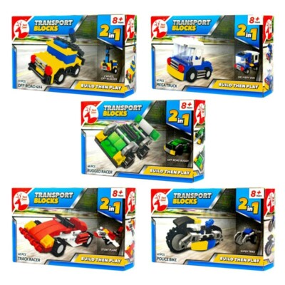 KINDER PÄDAGOGISCH KUNSTSTOFF BAUSTEINE STEINE SPIELEN SPIELZEUG GESCHENK zufällig 1 Set 