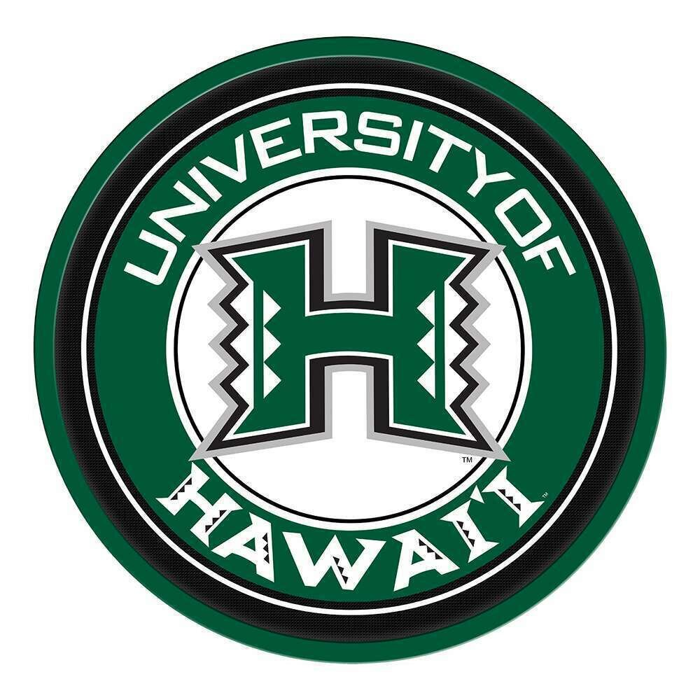 Hawaii Rainbow Warriors NCAA Weather Resistant Vinyl Die Cut Sticker Decal 03