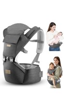 6-in-1 Ways Baby Carrier with Hip Seat and Lumbar Support, Newborn to Toddler