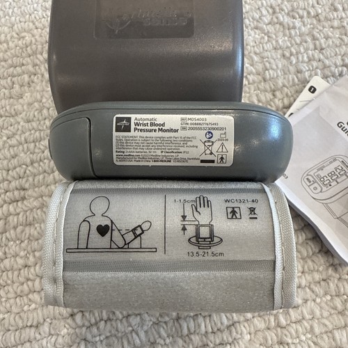 Medline MDS4003 automatische digitale Handgelenk-Blutdruckmanschette 60 Ergebnisspeicher 1Ct - Bild 3 von 7
