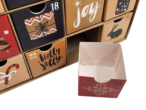 Fill Create Make your Own Advent Calendar 24 Days 1-24 Draws Christmas Countdown - Picture 41 of 50