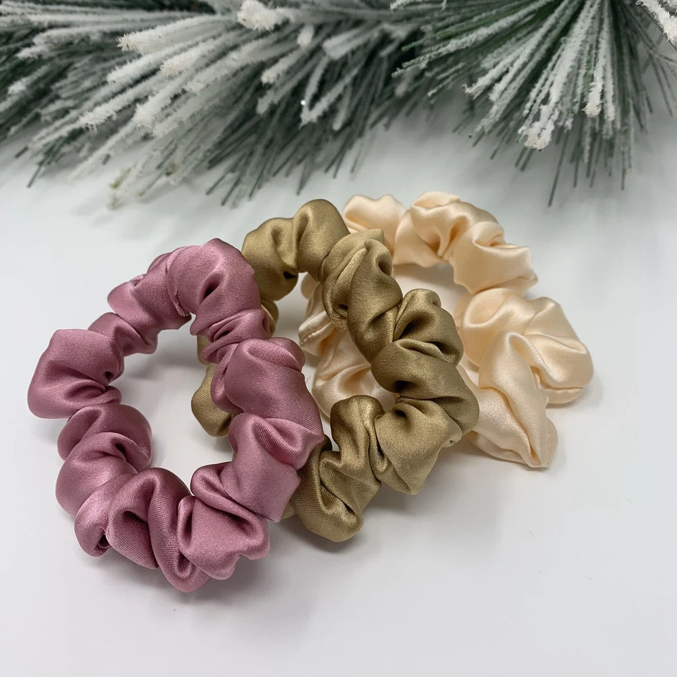 Paquete de 3 corbatas ajustadas de seda genuina 100 % pura Foto 4 de 4