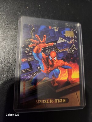 1997 FLEER MARVEL PREMIUM X-MAN TIMELINES #46 SPIDER-MAN