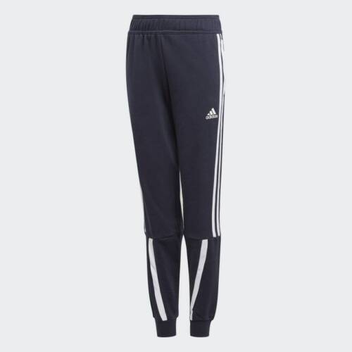 ADIDAS BOYS SWEATPANTS TRACKSUIT BOTTOMS JOGGERS JUNIOR KIDS FLEECE SLIM PANTS - Picture 1 of 6