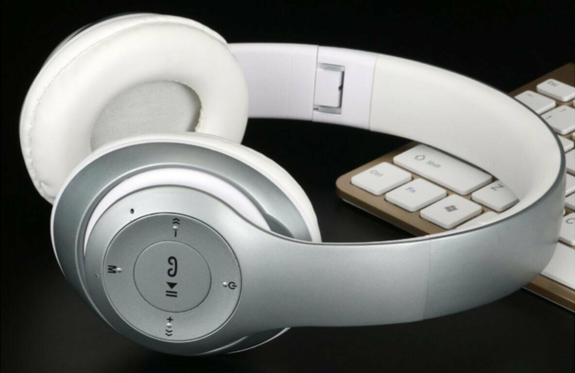 Bluetooth Headphones Wireless Foldable Stereo Earphones Super Bass Headset  Mic | eBay UK