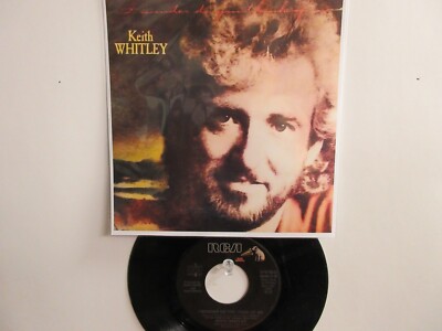  ' KEITH WHITLEY ' HIT 45 + PICTURE  [ I WONDER DO YOU THINK OF ME ] * 1989 ! 