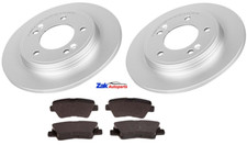 Rear 2 Brake Discs And Pads For Hyundai Ioniq 16-22 (Check Disc Size 284mm)