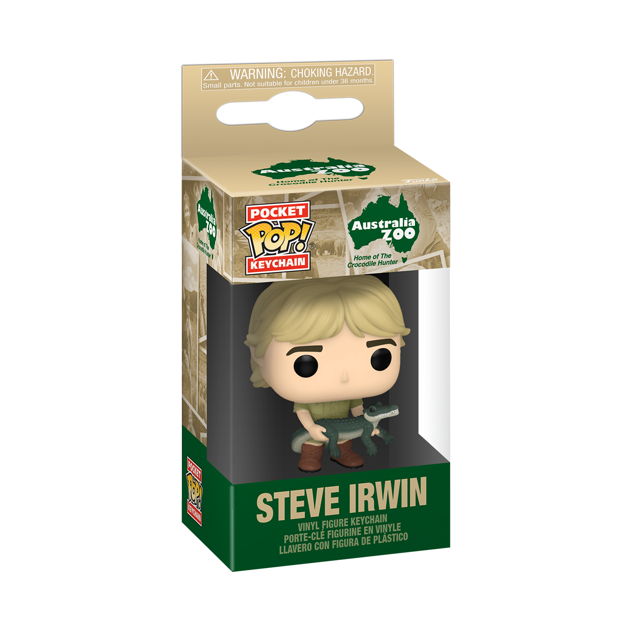 7024787 Merchandising Crocodile Hunter: Funko Pop! Pocket Keychain - Steve Irwin