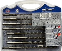 8 Alpen Sds-Plus Hammerbohrer Ø 5Mm 6Mm 8Mm 10Mm 12Mm -Stein Beton Bohrer Kit 8
