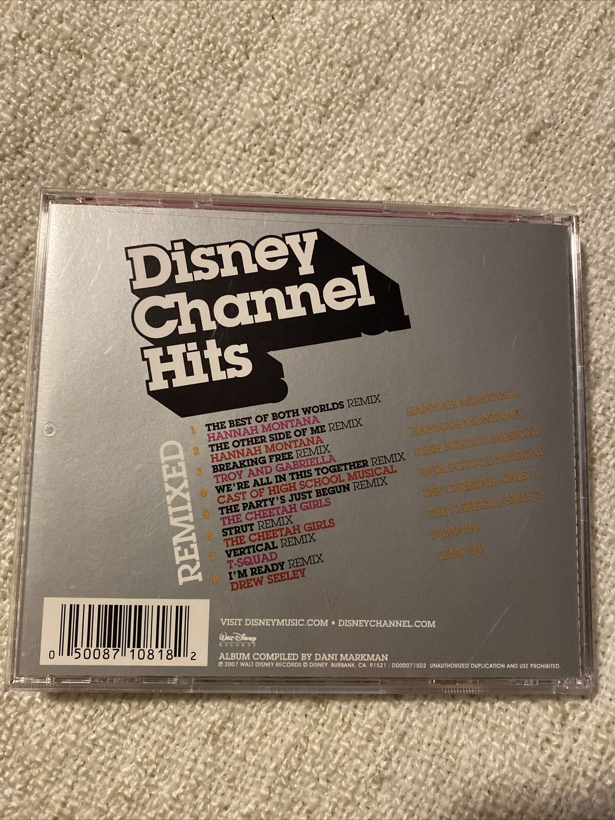 Disney Channel Hits Music Cd Includes Songs From High School Musical Hannah Mo For Sale Online Ebay