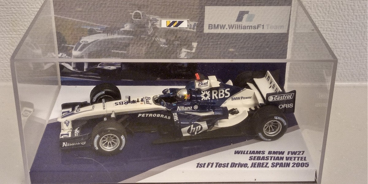 CONVERSION MINICHAMPS 1/43 WILLIAMS BMW FW27 SEBASTIAN
