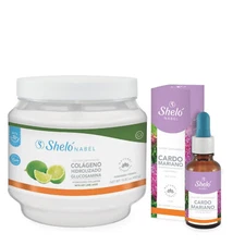 Colageno Hidrolizado Sabor Limon 450g + Extracto de Cardo Mariano 30ml. Set 2