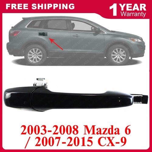 Door Handle Front Passenger Side For 2003-2008 Mazda 6 / 2007-2015 CX-9 - Picture 1 of 6
