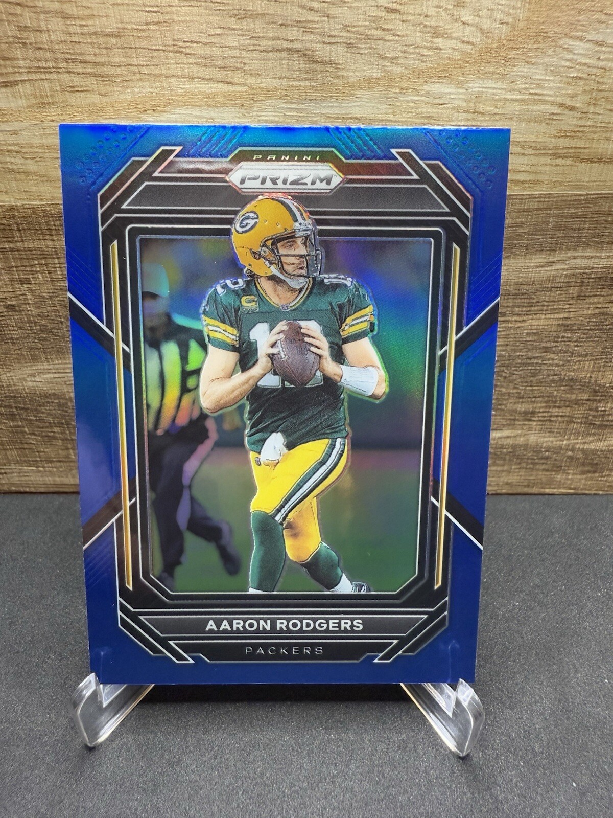 2022 Panini Prizm Aaron Rodgers SP Dark Blue Prizm Exclusive Retail SSP 103