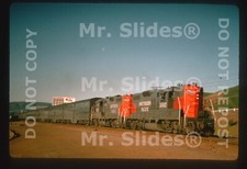Duplicate Slide SP Southern Pacific GP9 3002 & GP9 Commuter Trian Action