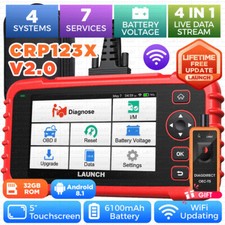 2025 LAUNCH CRP123X V2.0 OBD Car Diagnostic Scanner Code Reader Oil SAS Throttle