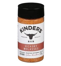 Kinder's Rub 5 oz. HICKORY MOLASSES Seasoning BBQ Grill Spice *** BB 12/2025 ***