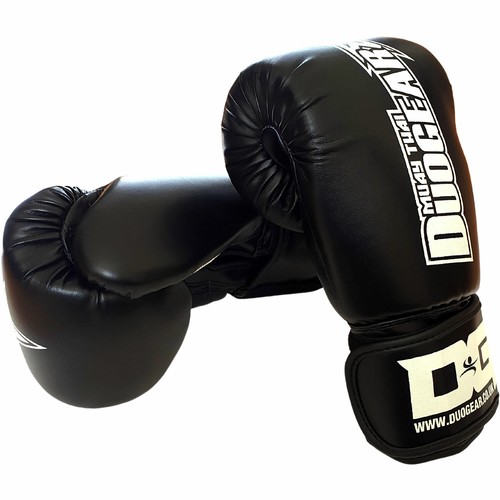 GUANTI DA BOXE DUOSTAR MUAY THAI KICKBOXING PELLE SINTETICA bambini e adulti - Foto 1 di 6