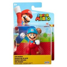 NIB Jakks Pacific World of Nintendo Super Mario Ice Mario 2 1/2" Mini Figure Toy