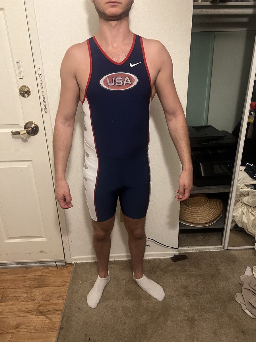 USA National Team Nike Men Track & Field Singlet SkinSuit XXL